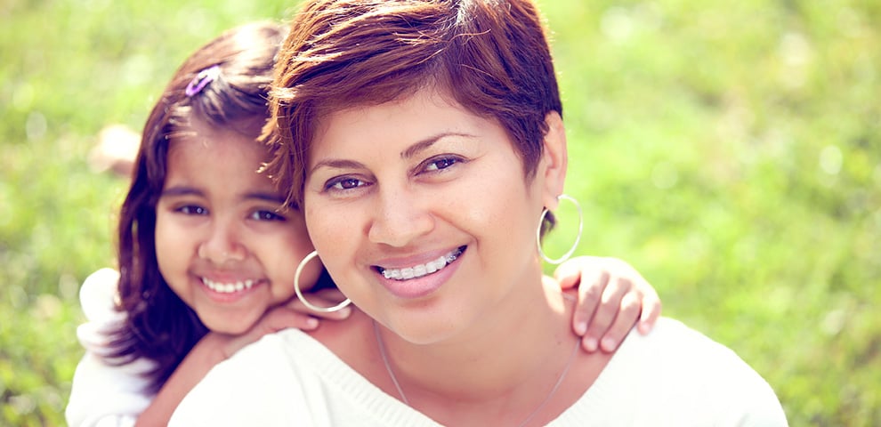 Mother and daughter